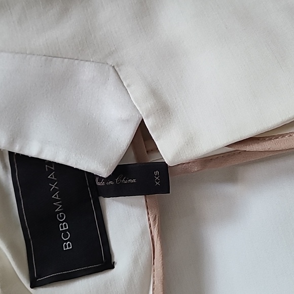 BCBG MAXAZRIA white structured blazer jacket - sz xxs - Picture 5 of 5